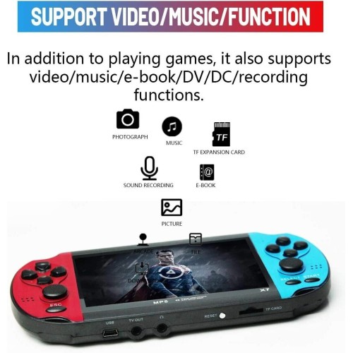Videoconsola X7 Plus 5,1 Pulgadas 10.000 juegos Nuevo Videoconsola X7 Plus 5,1 Pulgadas 10.000 juegos Nuevo
