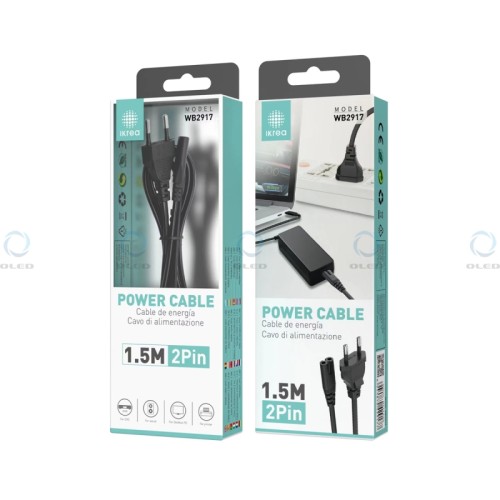 Cable Alimentacion WB2917 2pines 1.5m Nuevo